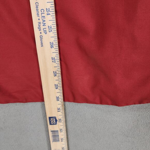 Marmot Trench Coat sz L Women Hooded Brick Red Lined Mid Length Lined Pockets - Picture 6 of 13